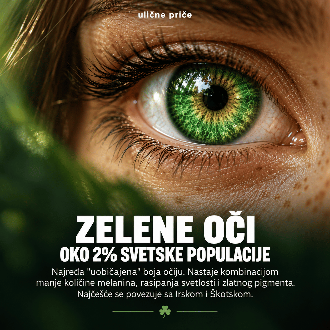 Koja je najređa boja očiju? Od smeđih i plavih do zelenih, sivih i heterohromije